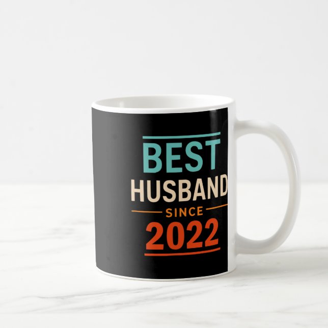 Bästa Make sedan 2022, 2:e Bröllop-årsdagen 2 Kaffemugg (Höger)