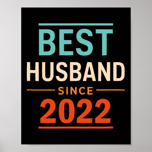 Bästa Make sedan 2022, 2:e Bröllop-årsdagen 2 Poster (Framsidan)