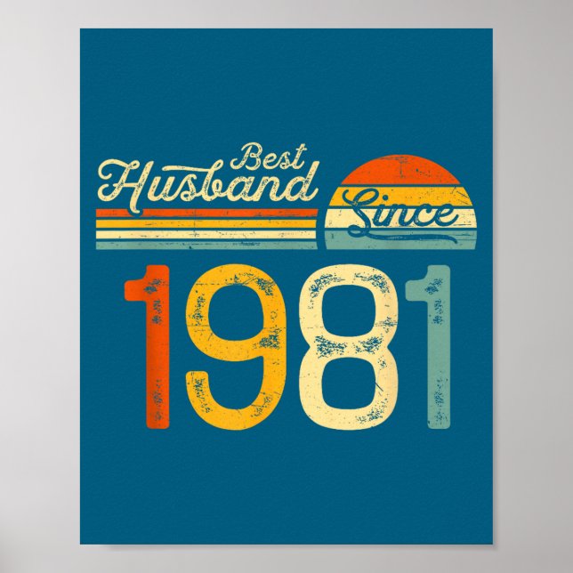 Bästa make sedan 45-års bröllopsdag poster (Framsidan)
