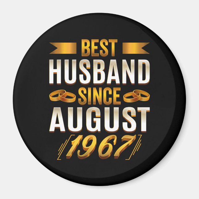 Bästa Make sedan augusti 1967 Magnet (Framsidan)