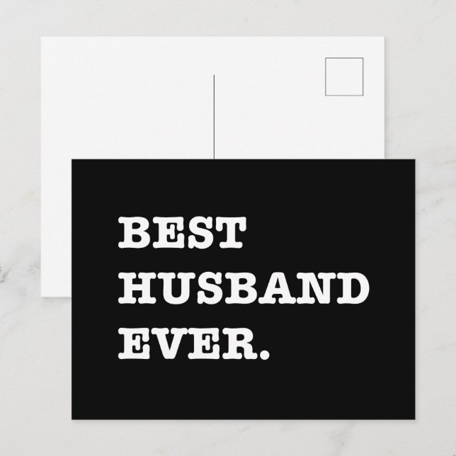 Bästa maken någonsin present för årsdag Alla hjärt Vykort (Fram/baksida)