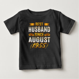 Bästa maken sedan augusti 1955 Roligt årsfirande T Shirt