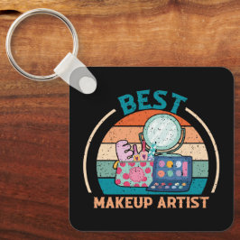 Bästa Makeup-artist - nyckelkedjan Retro Stil Nyckelring