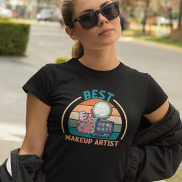 Bästa makeup-artist - Retro T Shirt