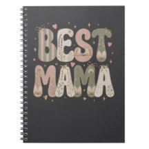 Bästa Mama Boklig Blommig Litterär Design