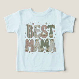 Bästa Mama Boklig Blommig Litterär Design T Shirt