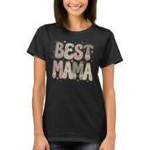 Bästa Mama Boklig Blommig Litterär Design