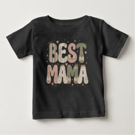 Bästa Mama Boklig Blommig Litterär Design T Shirt
