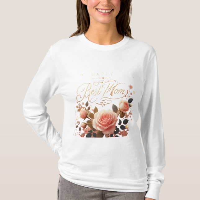 Bästa mamma 2025 t shirt (Framsida)