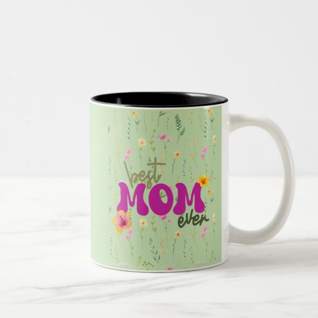 BÄSTA MAMMA ALLT Två-Tonad MUGG (Höger)