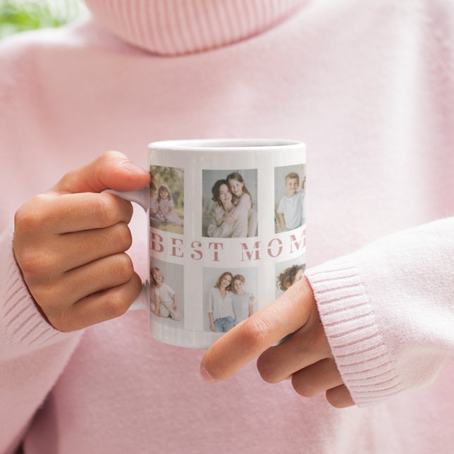 Bästa mamma anpassade foton kaffemugg jumbo mugg (Skapare uppladdad)