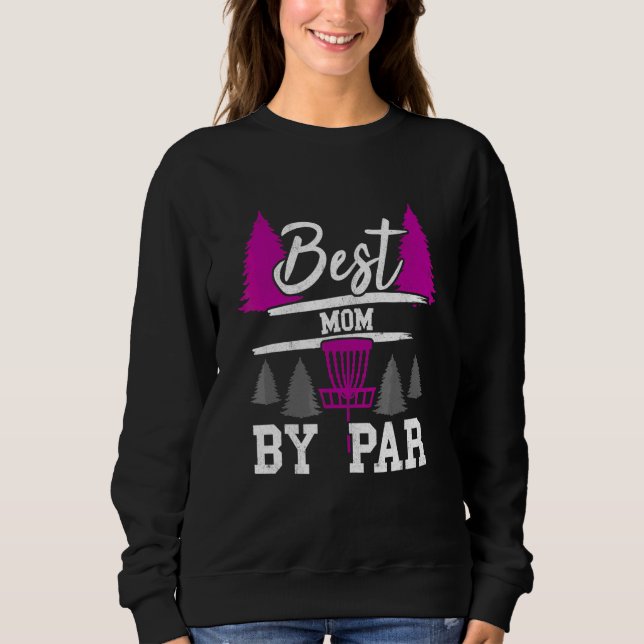 Bästa mamma av Par Frisbee Golfare Golf Disc Golf  T Shirt (Framsida)
