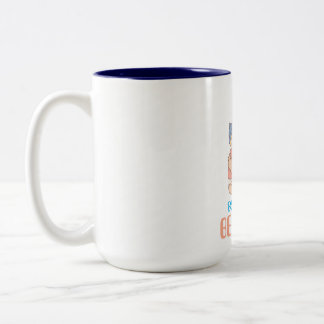 Bästa mamma bästa livet-mugg, mamma som kramar söt Två-Tonad mugg