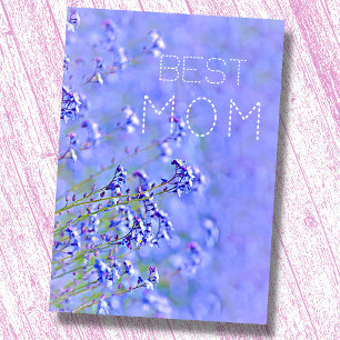 Bästa mamma bästa mamma någonsin pastell elegant b kort