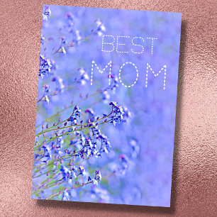 Bästa mamma bästa mamma någonsin pastell elegant b kort