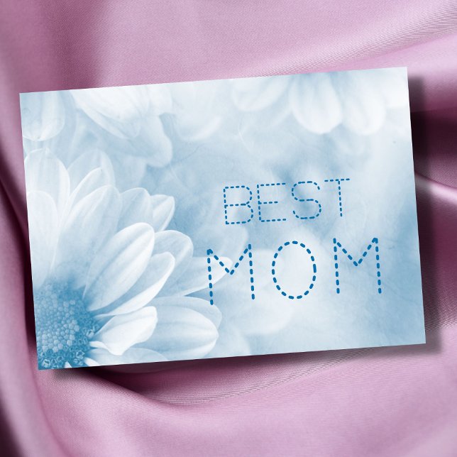 Bästa mamma bästa mamma någonsin pastell elegant b kort (Skapare uppladdad)