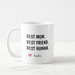 Bästa mamma bästa vän bästa människa födelsedag kaffemugg