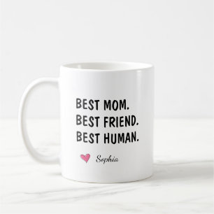 Bästa mamma bästa vän bästa människa personlig kaffemugg