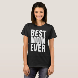 BÄSTA MAMMA EVER Svart T-tröjor Tee