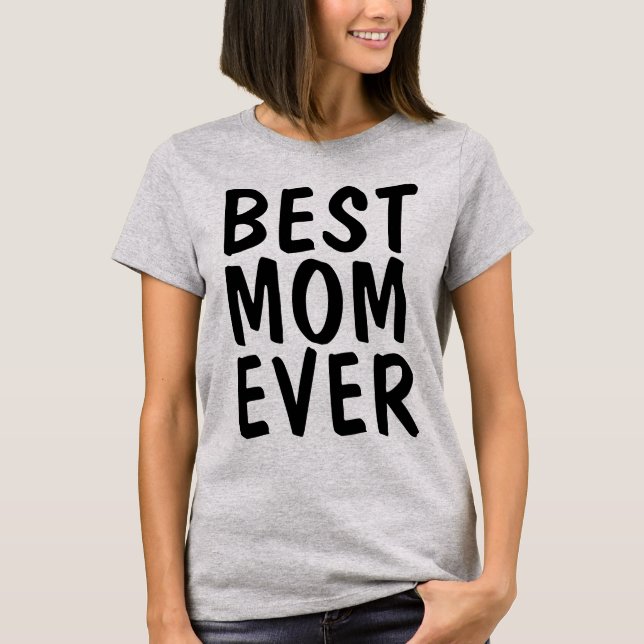 BÄSTA MAMMA EVER T-Shirts (Framsida)