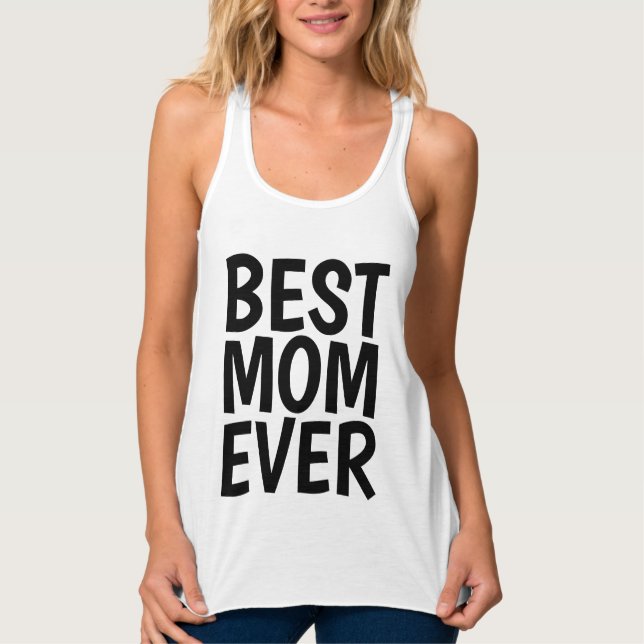 BÄSTA MAMMA EVER T-Shirts Linne Med Racerback (Framsida)