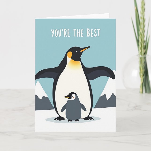 Bästa mamma Fågel Illustrationskort Kort (Framsida)