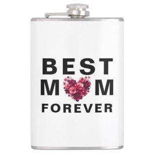 Bästa MAMMA för alltid - Chic- och kompakt present Fickplunta
