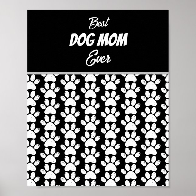 BÄSTA MAMMA FÖR HUND NÅGONSIN POSTER (Framsidan)