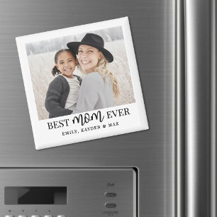 Bästa mamma foto magnet