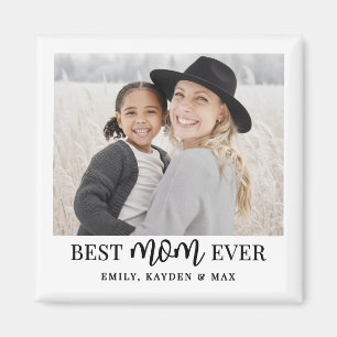 Bästa mamma foto magnet
