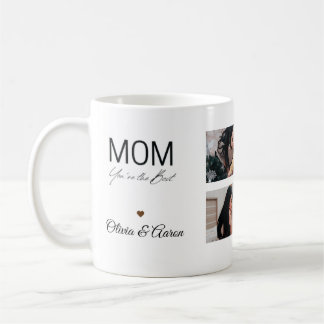 Bästa mamma fotocollage-mugg kaffemugg