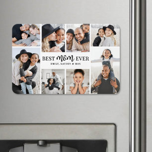 Bästa mamma fotokollage magnet
