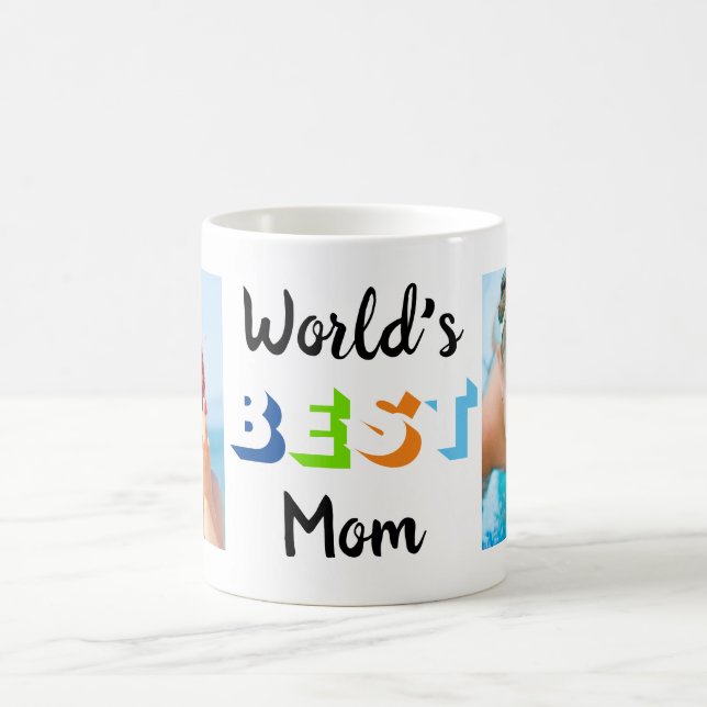 Bästa Mamma-foton Kaffemugg (Center)