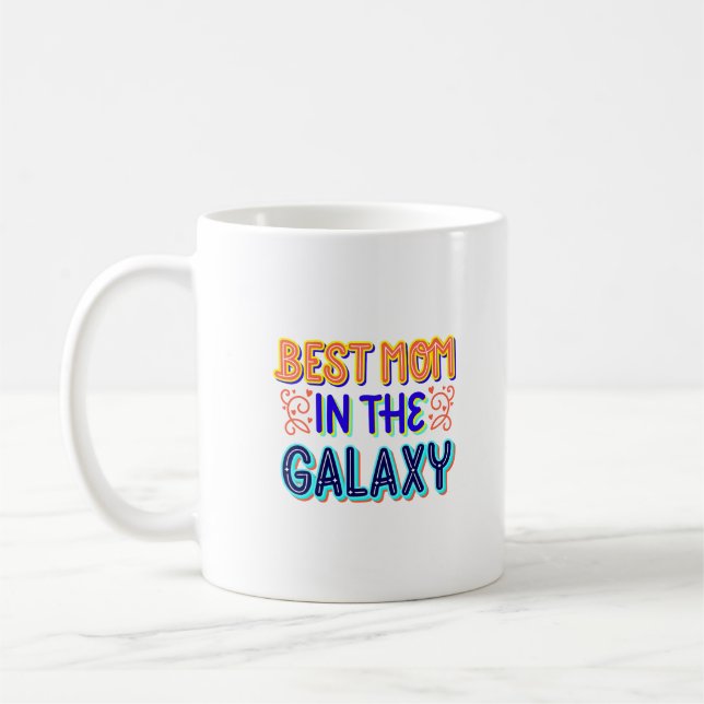 Bästa mamma i galaxen kaffemugg (Vänster)