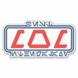 Bästa Mamma i Galaxy (Aurebesh) Klistermärken