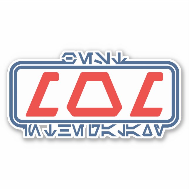 Bästa Mamma i Galaxy (Aurebesh) Klistermärken (Framsida)