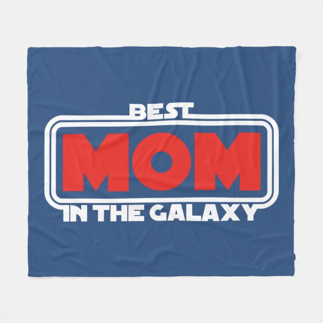 Bästa Mamma i Galaxy Fleecefilt (Framsidan (Horisontell))
