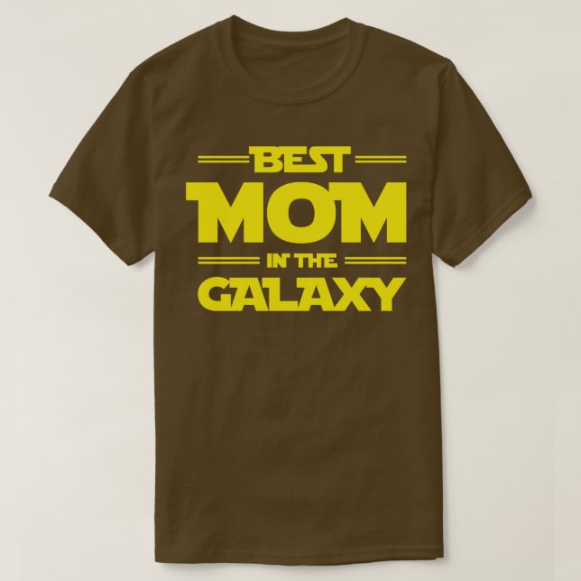 Bästa Mamma i Galaxy-gåvan för Mamma T Shirt (Design framsida)