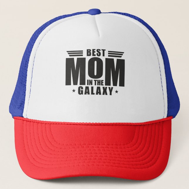 Bästa Mamma i Galaxy - Mors dag, födelsedagen Keps (Framsida)