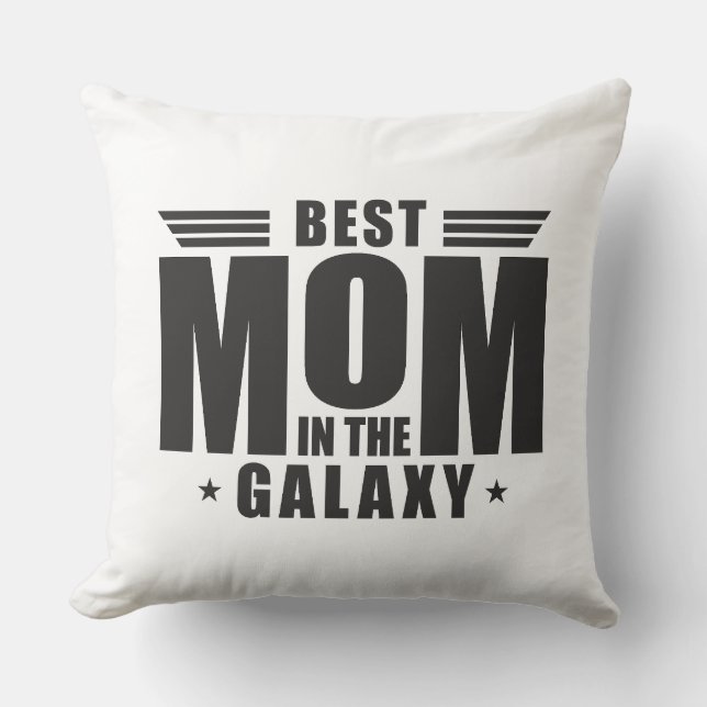 Bästa Mamma i Galaxy - Mors dag, födelsedagen Kudde (Framsida)
