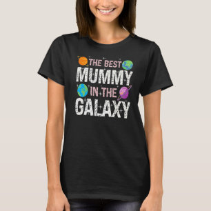 Bästa mamma i Galaxy Mors dag Present för T Shirt