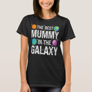 Bästa mamma i Galaxy Mors dag Present för T Shirt