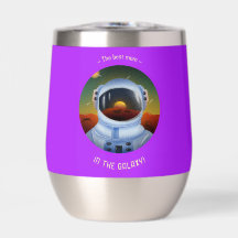 Bästa Mamma i Galaxy Stemless Vin Tumbler