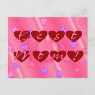 Bästa Mamma i Hearts Vykort