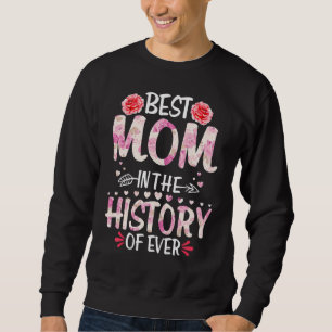 Bästa Mamma i Mors dag historia Lång Ärmad Tröja