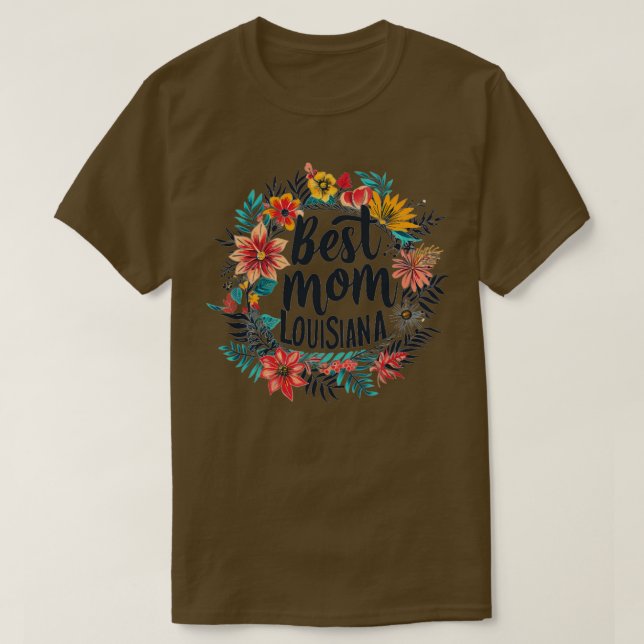 Bästa Mamma i mors dag-presentidéerna i LOUISIANA T Shirt (Design framsida)