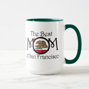 Bästa Mamma i San Francisco med 2 Unge 15 oz Mugg