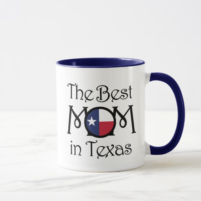 Bästa MAMMA i Texas Mugg (Höger)