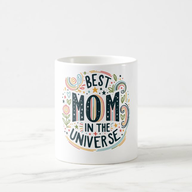 Bästa Mamma i Universe Mugg (Center)