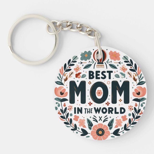 Bästa mamma i världen - blomsterkrans (Framsidan)